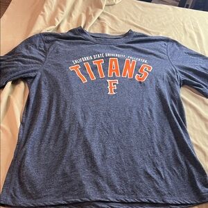 Champion Gray Long Sleeve Titans Shirt